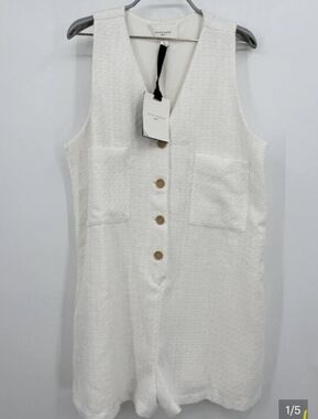 Pomander Place by Tuckernuck Myla Textured Sleeveless Romper size XL